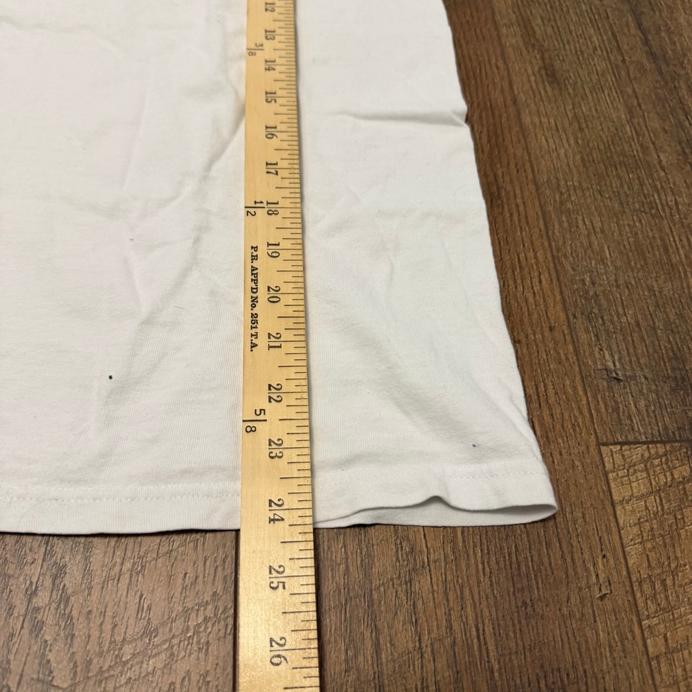 Anvil Something Natural Nantucket T-Shirt Mens Small White - Picture 7 of 13